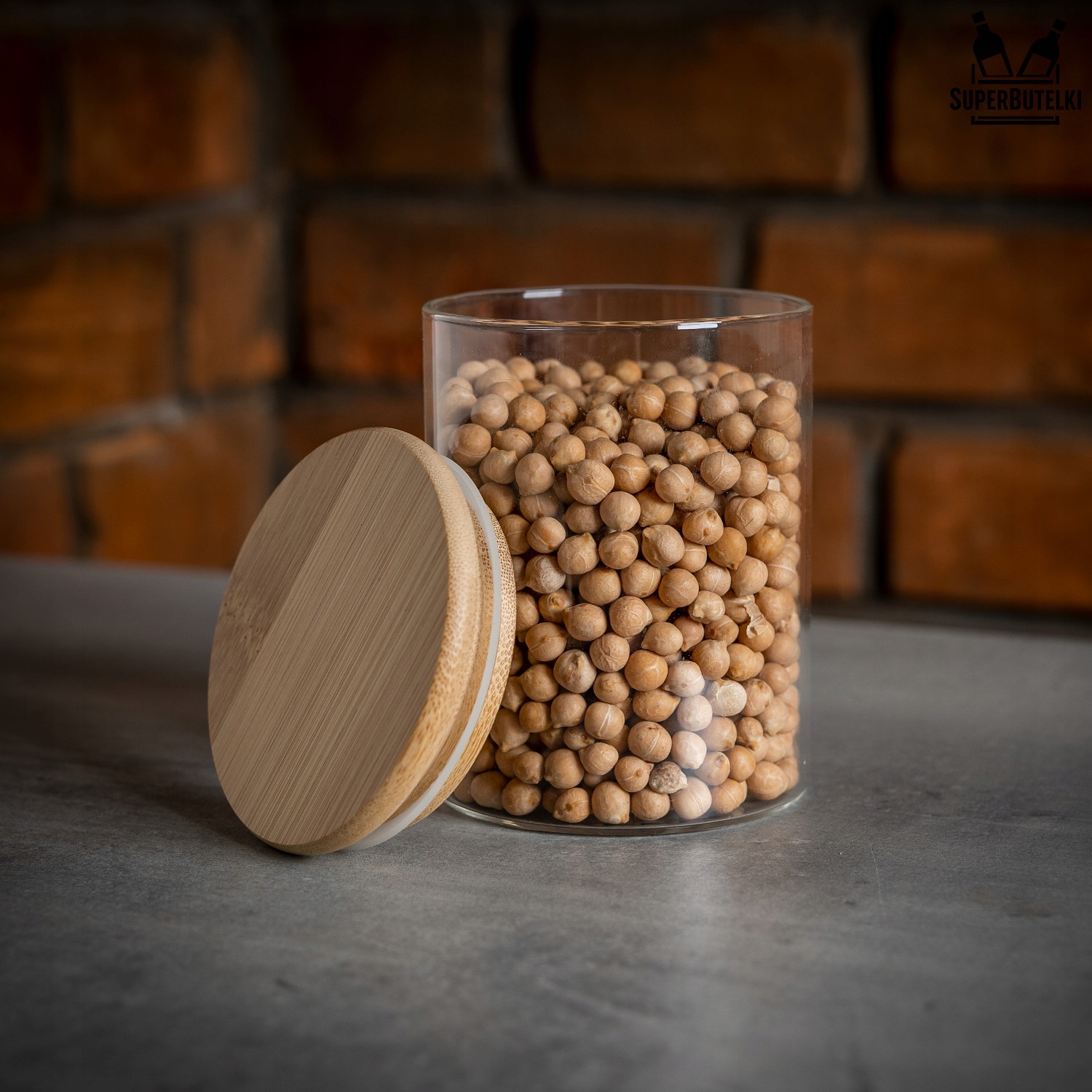 POJEMNIK szklany na PRZYPRAWY ŻYWNOŚĆ SÓL - 420 ml Marka SuperButelki