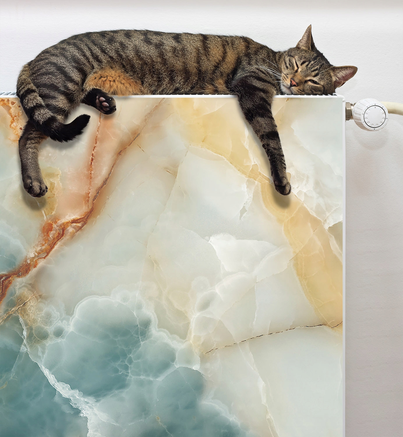 MAGNETYCZNA OSŁONA NA KALORYFER 60x60 MARMUR MATA MAGNES Stan opakowania oryginalne