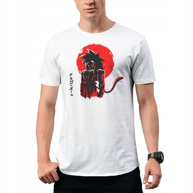 

Koszulka T-Shirt Goku SSJ4 Sumi E L