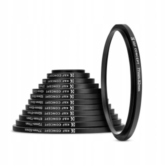 K&f Concept zestaw pierścieni step-up do filtrów 26-82mm 11 szt.