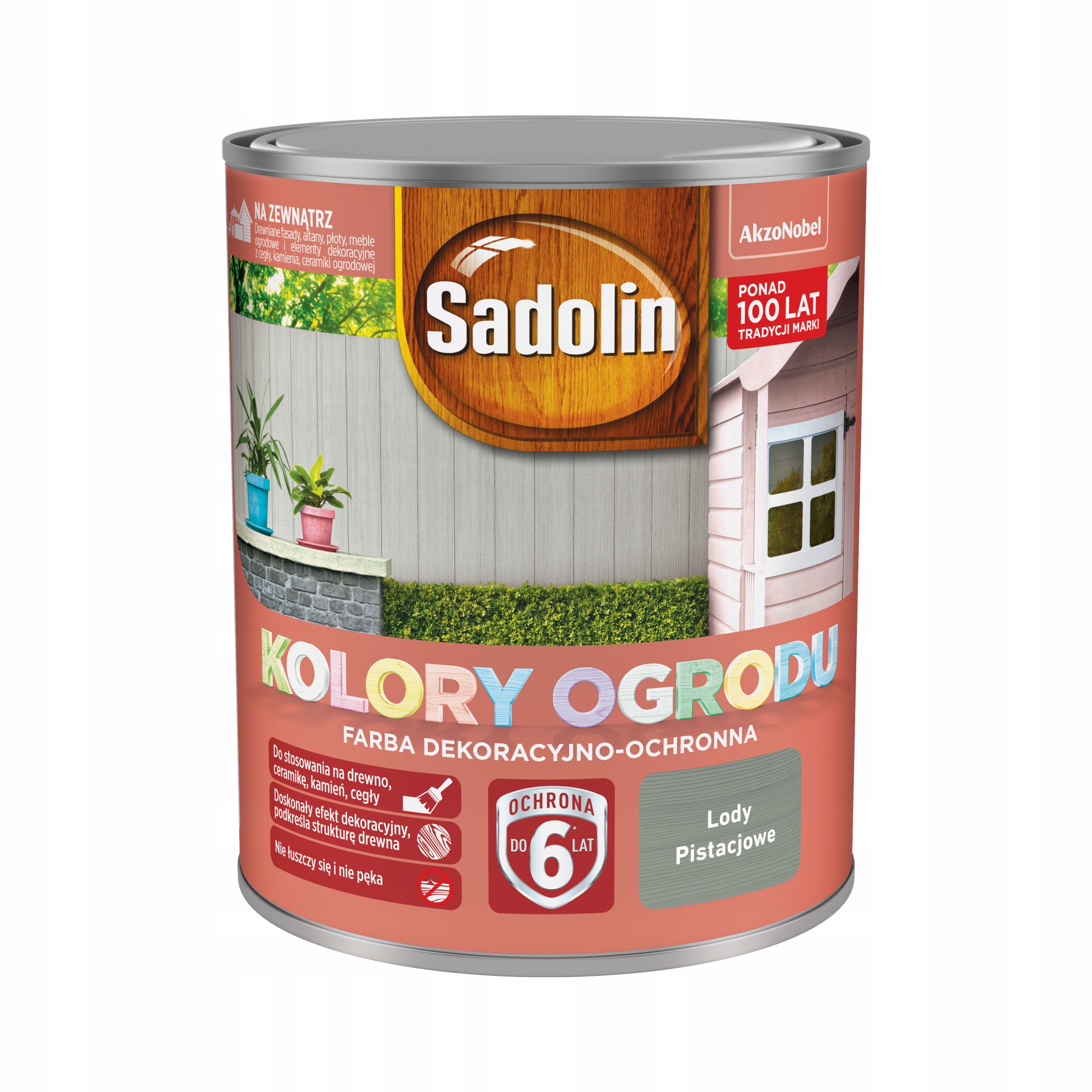 SADOLIN KOLORY OGRODU LODY PISTACJOWE 0,7L