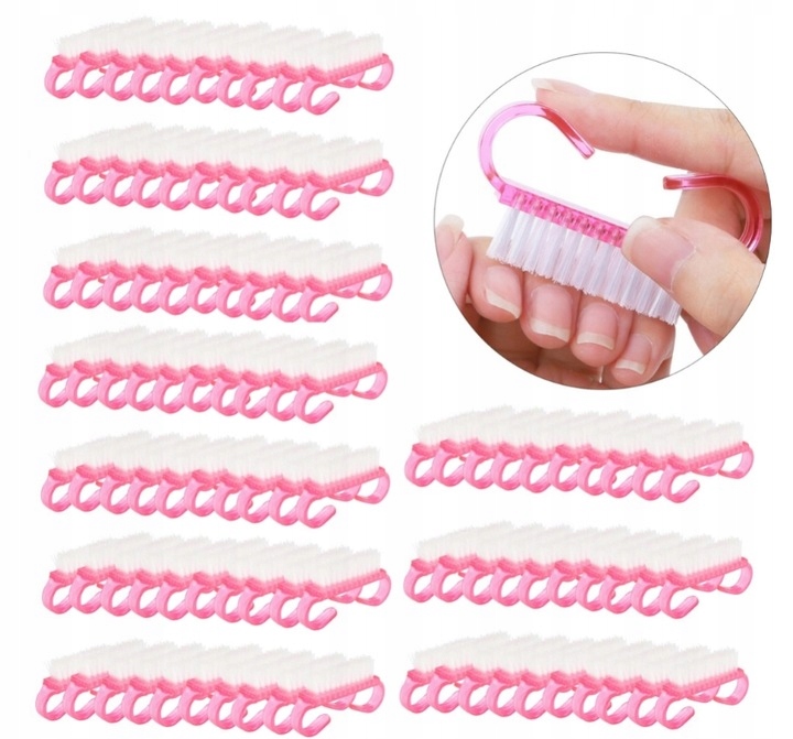 200 Ks Kartáček Na Manikúru Pro Odstraňování Nehtového Prachu Na Jedno Použití