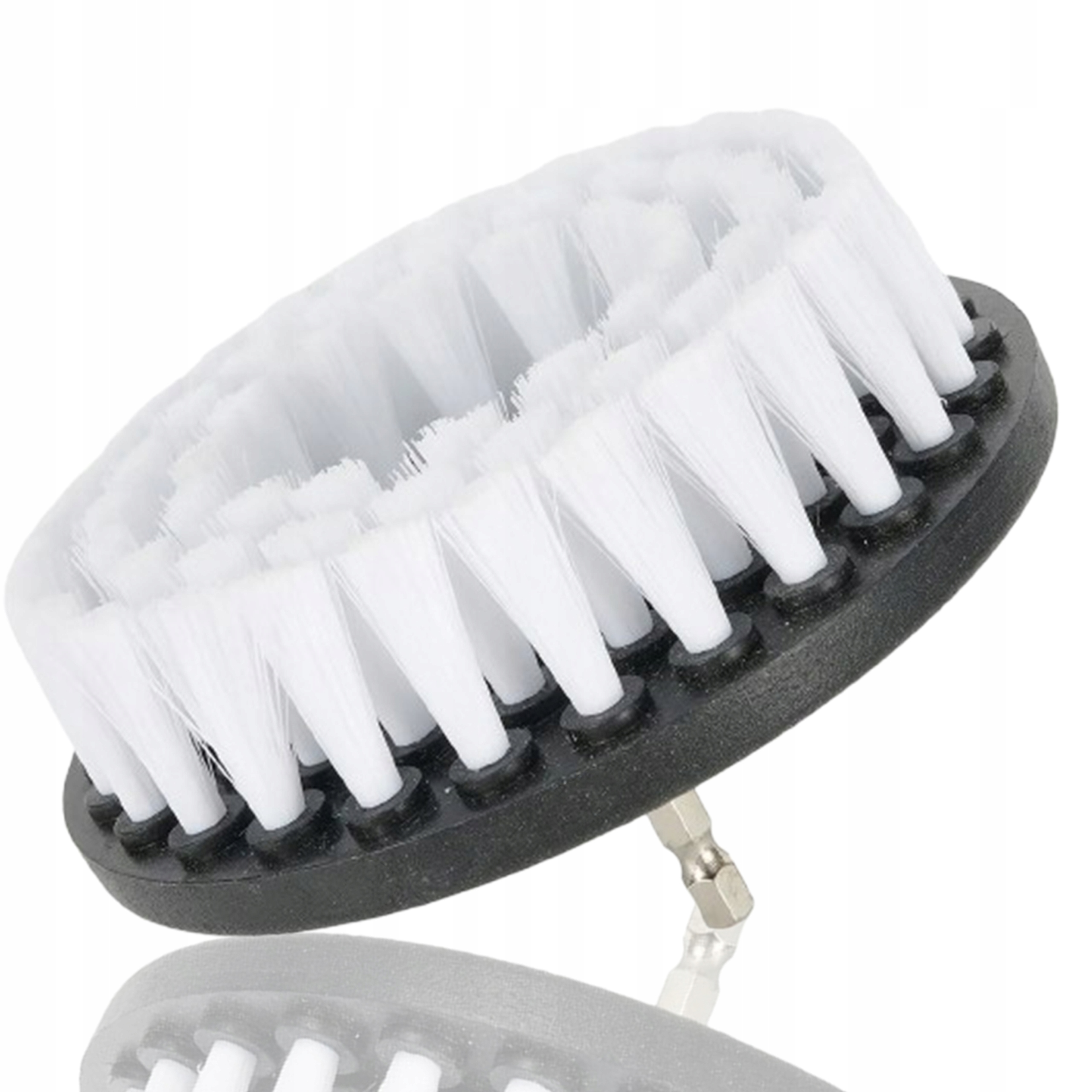 Szczotka Do Czyszczenia Prania Tapicerki Na Wkrętarkę Detailing Miekka 12CM