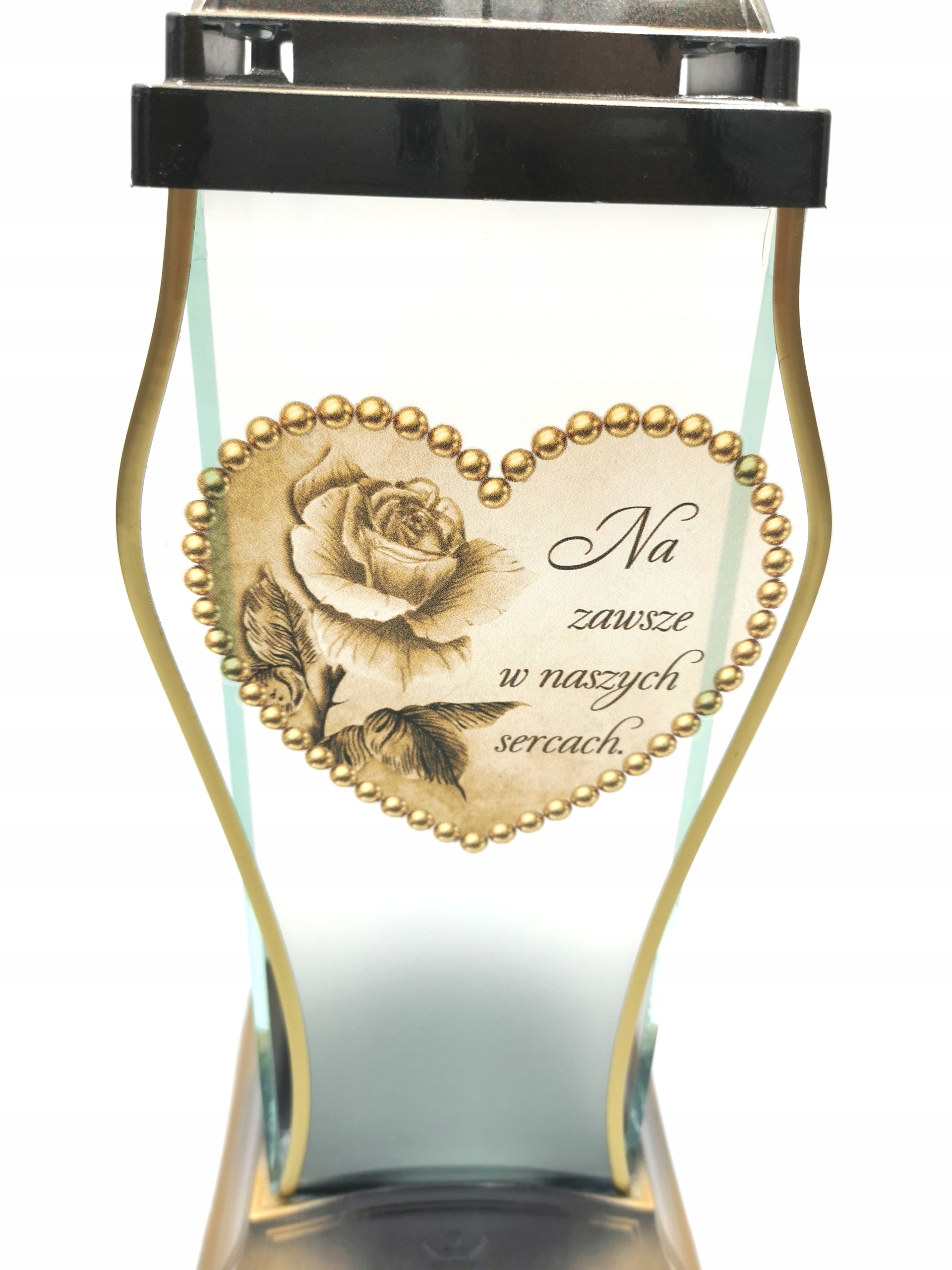 ZNICZ NA ZAWSZE W NASZYCH SERCACH ZŁOTA RÓŻA 39 CM EAN (GTIN) 5902808177036