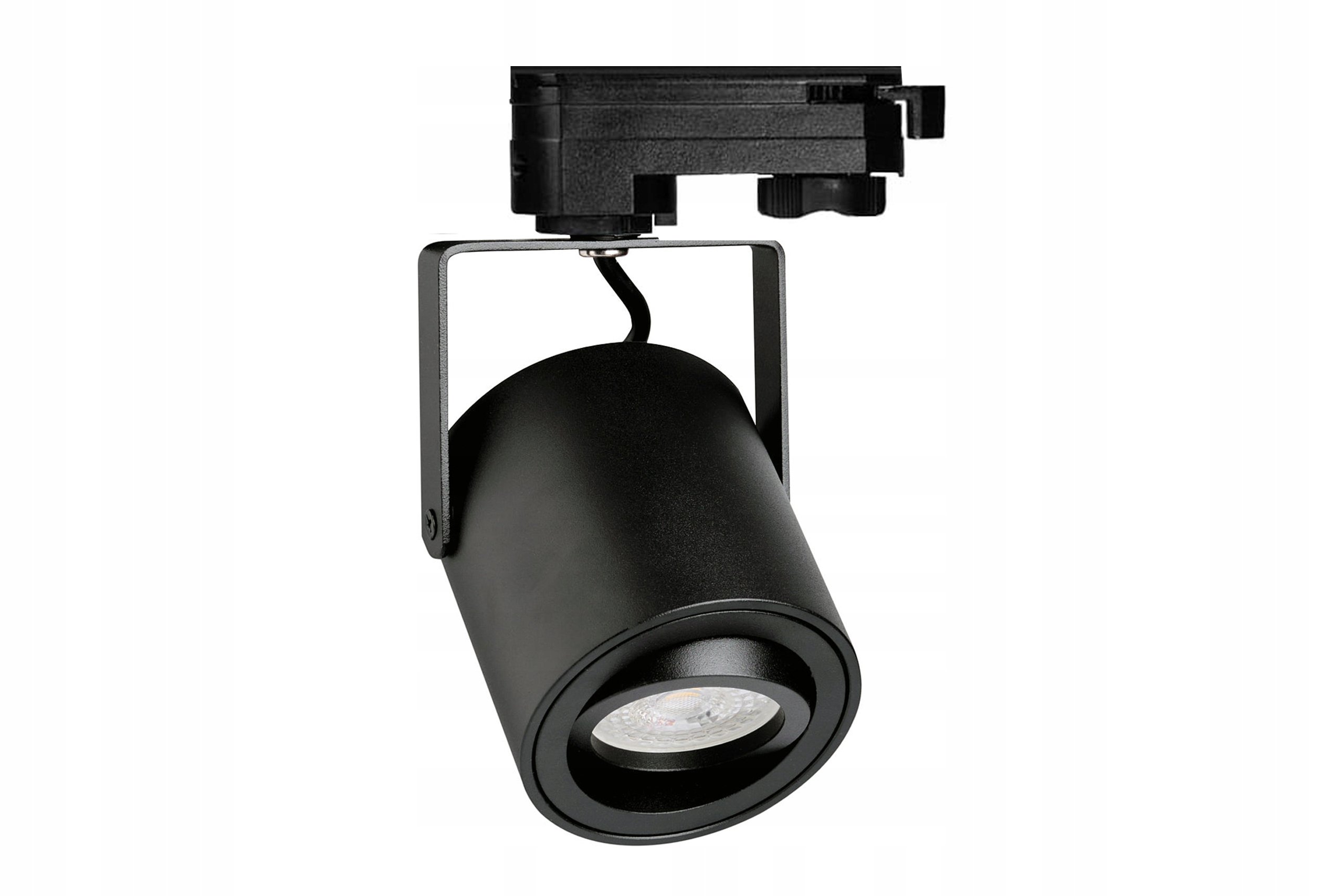 Żyrandol szynowy 3 metry 6 lamp + szyna 2x1,5 metr + łącznik zasilający Kolor czarny