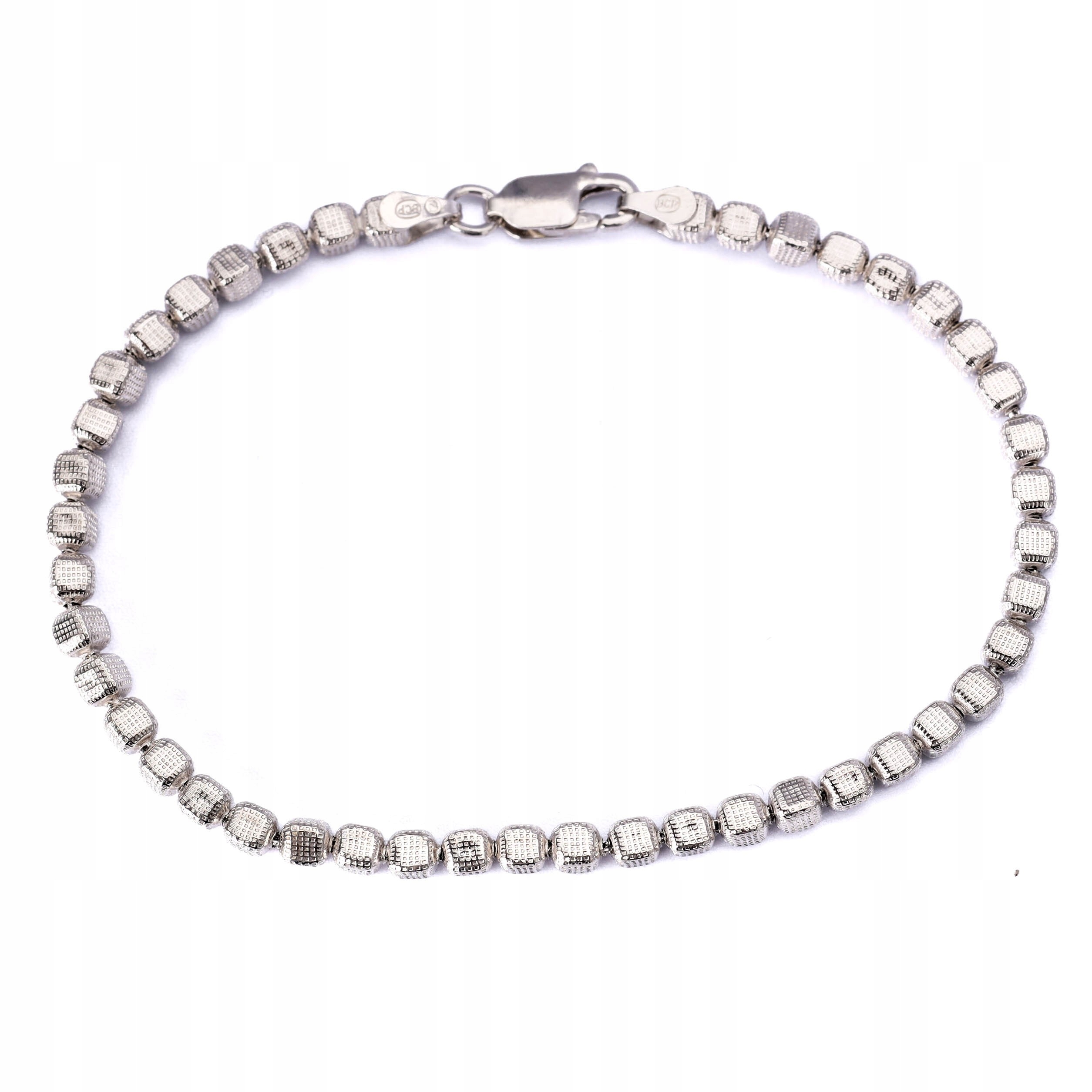 Stříbrný náramek 925 s diamantovou kostkou