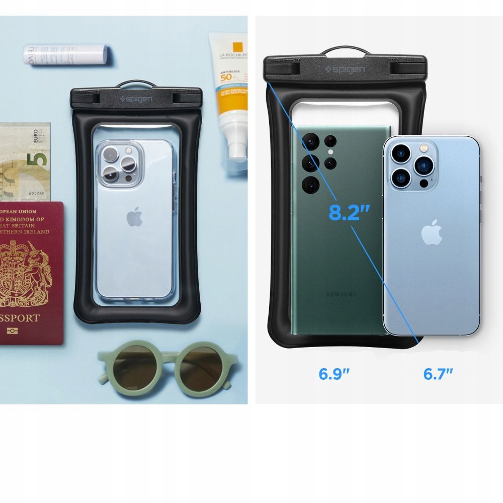 ETUI WODOSZCZELNE IPX8 NA TELEFON BASEN KAJAK Model A610