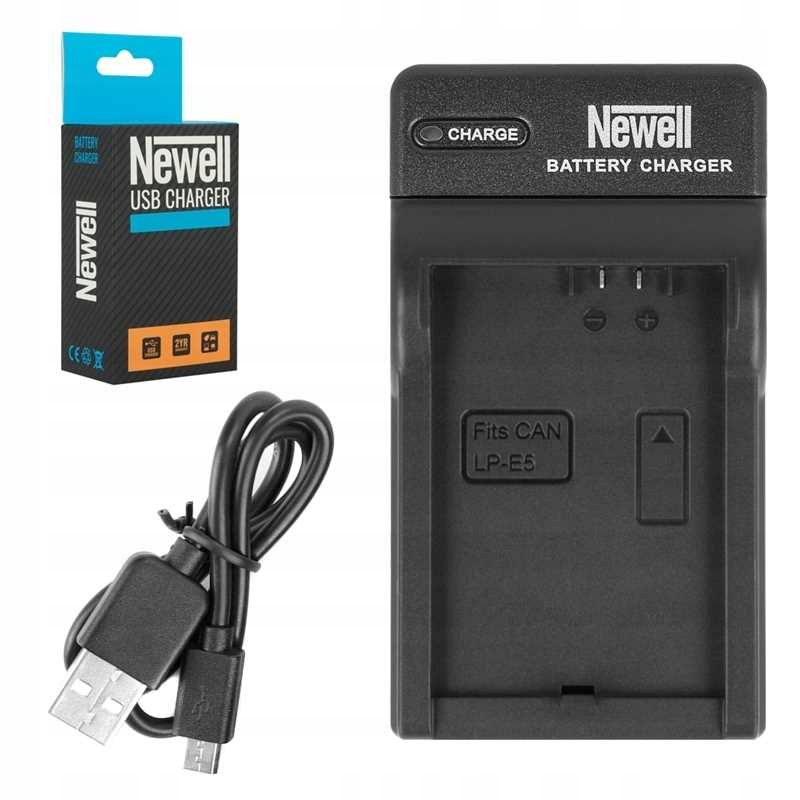 Ładowarka USB do baterii LP-E5 do Canon EOS Rebel T1i Rebel Xsi Rebel Xs Marka Newell