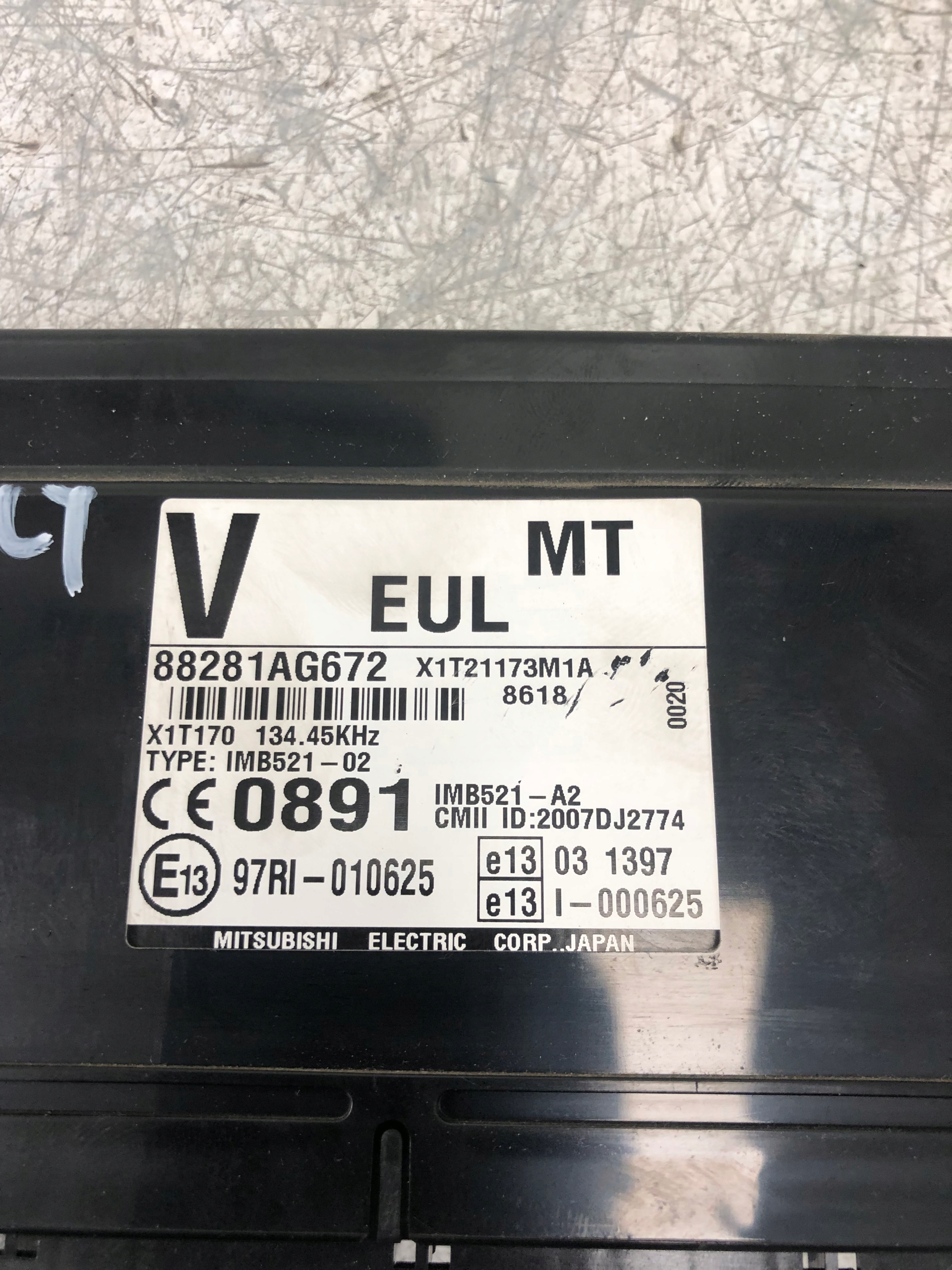 module control unit ECU SUBARU LEGACY IV KOMBI