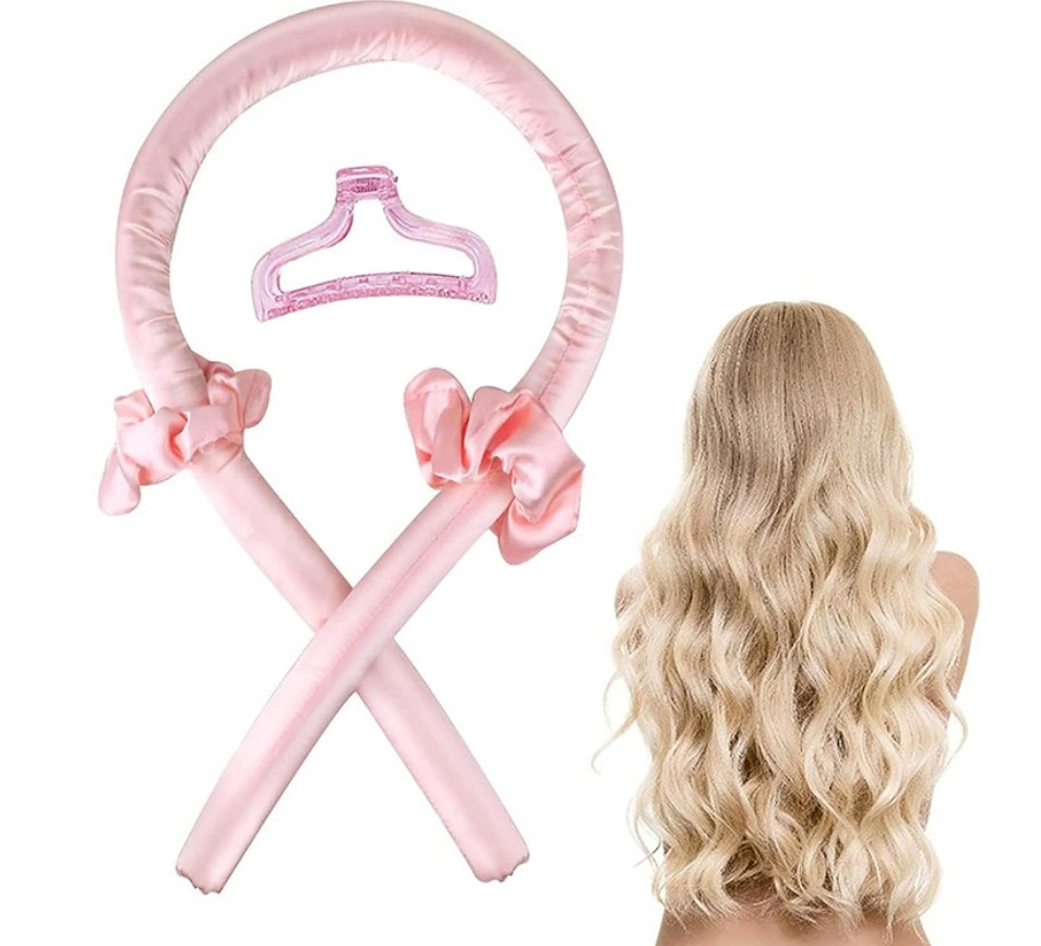 WAŁEK DO KRĘCENIA WŁOSÓW LOKÓW PAPILOTY OPASKA LOKÓWKA +SPINKA KLAMRA GUMKA Marka inna marka