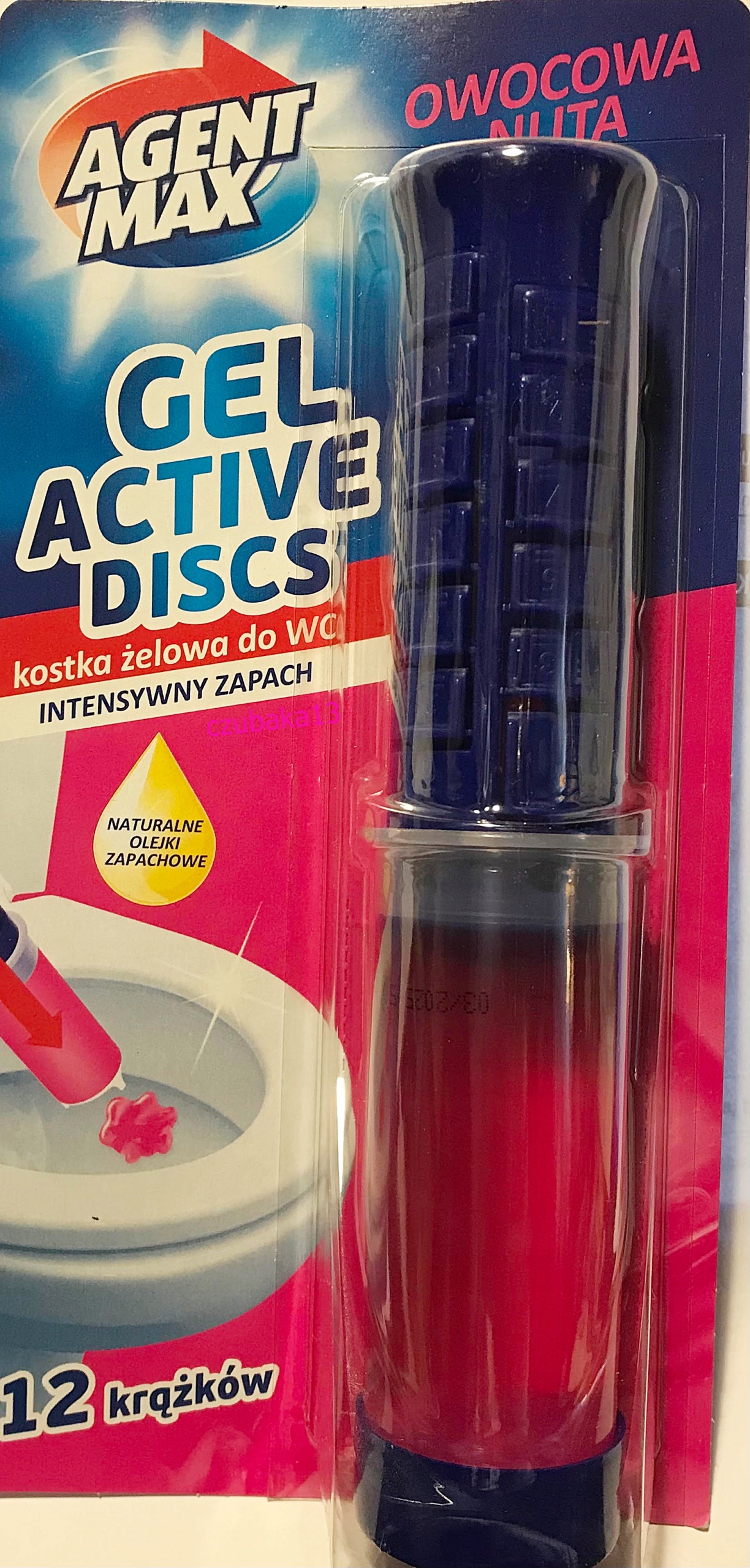 

Kostka żelowa do Wc Owocowa Nuta 12 krążków 75ml