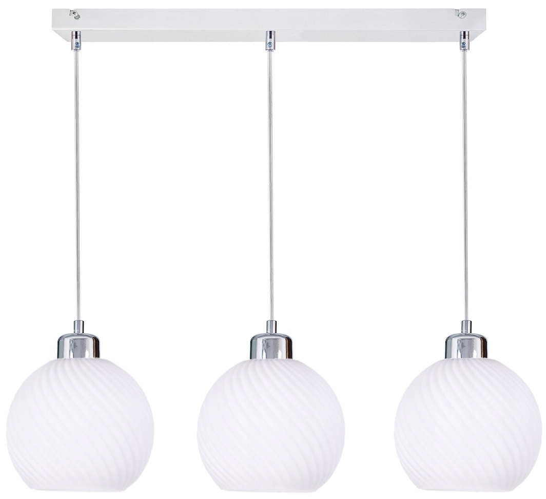 

Szklana Lampa Wisząca Sufitowa Żyrandol Plafon Led