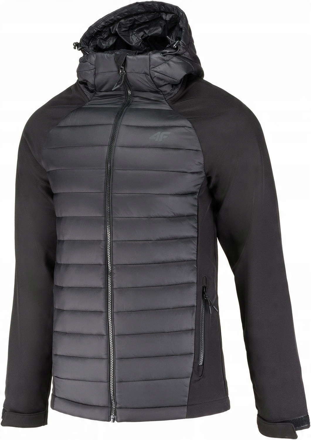 

4F Softshell Kurtka Czarna Z Kapturem SFM003 r. XL