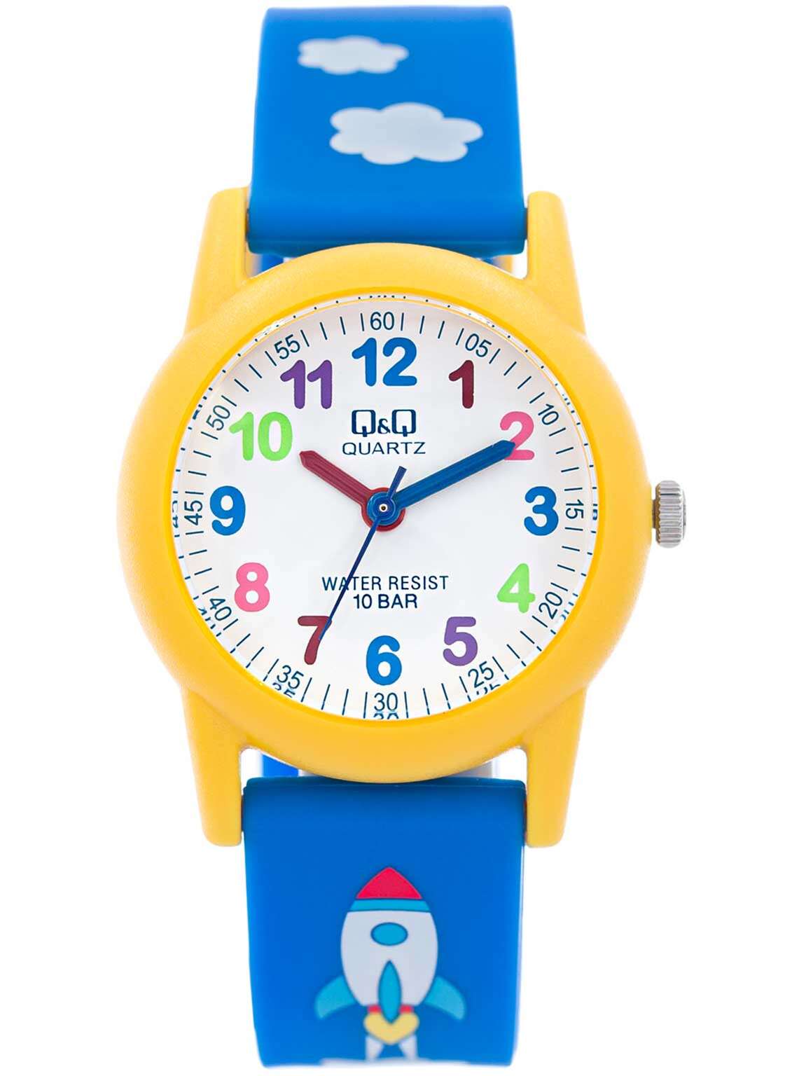 DZIECIĘCY ZEGAREK QQ VR99J003Y DLA CHŁOPCA RAKIETA Marka Q&Q