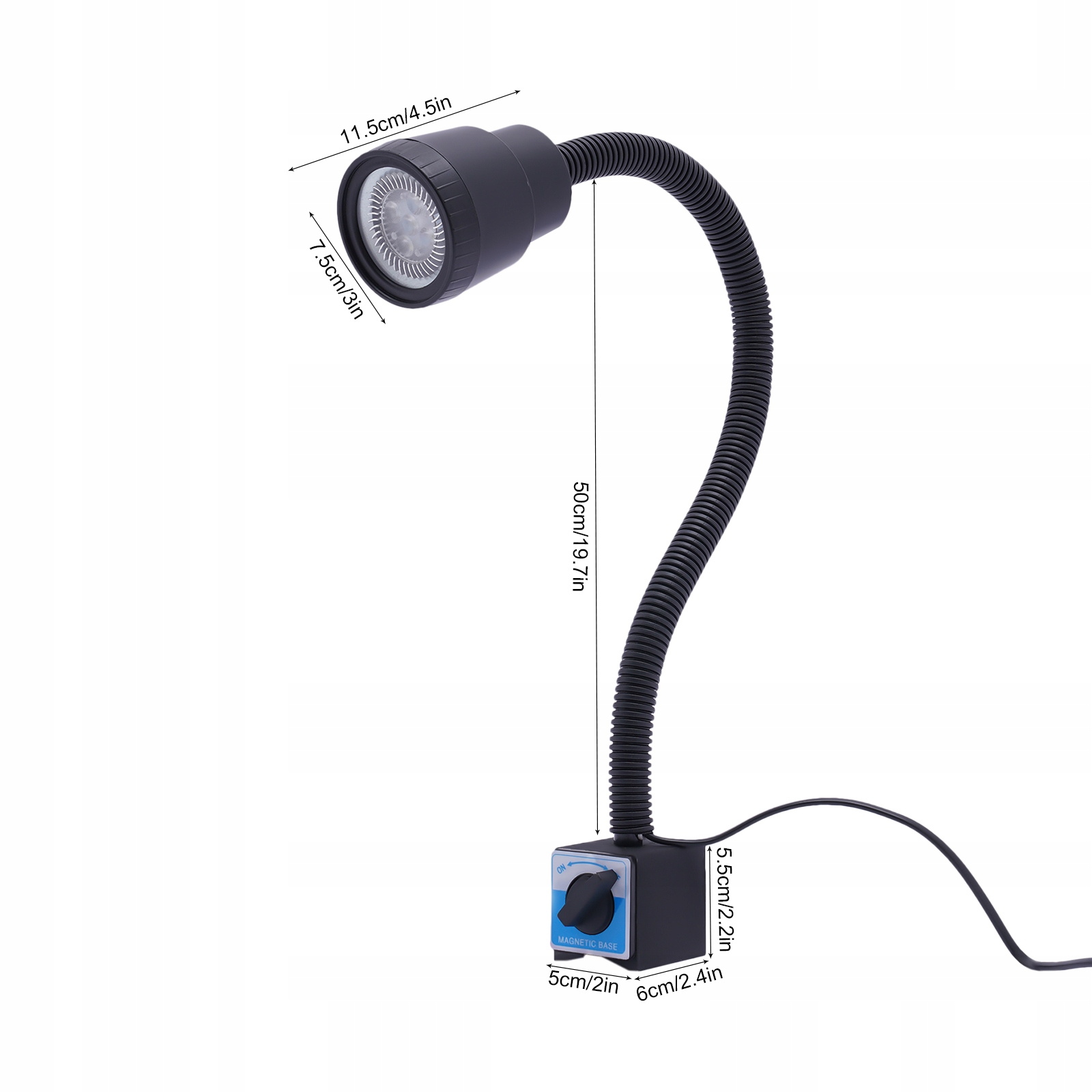 5W 220V podstawa magnetyczna Oświetlenie niemieckie CNC EAN (GTIN) 735209105859