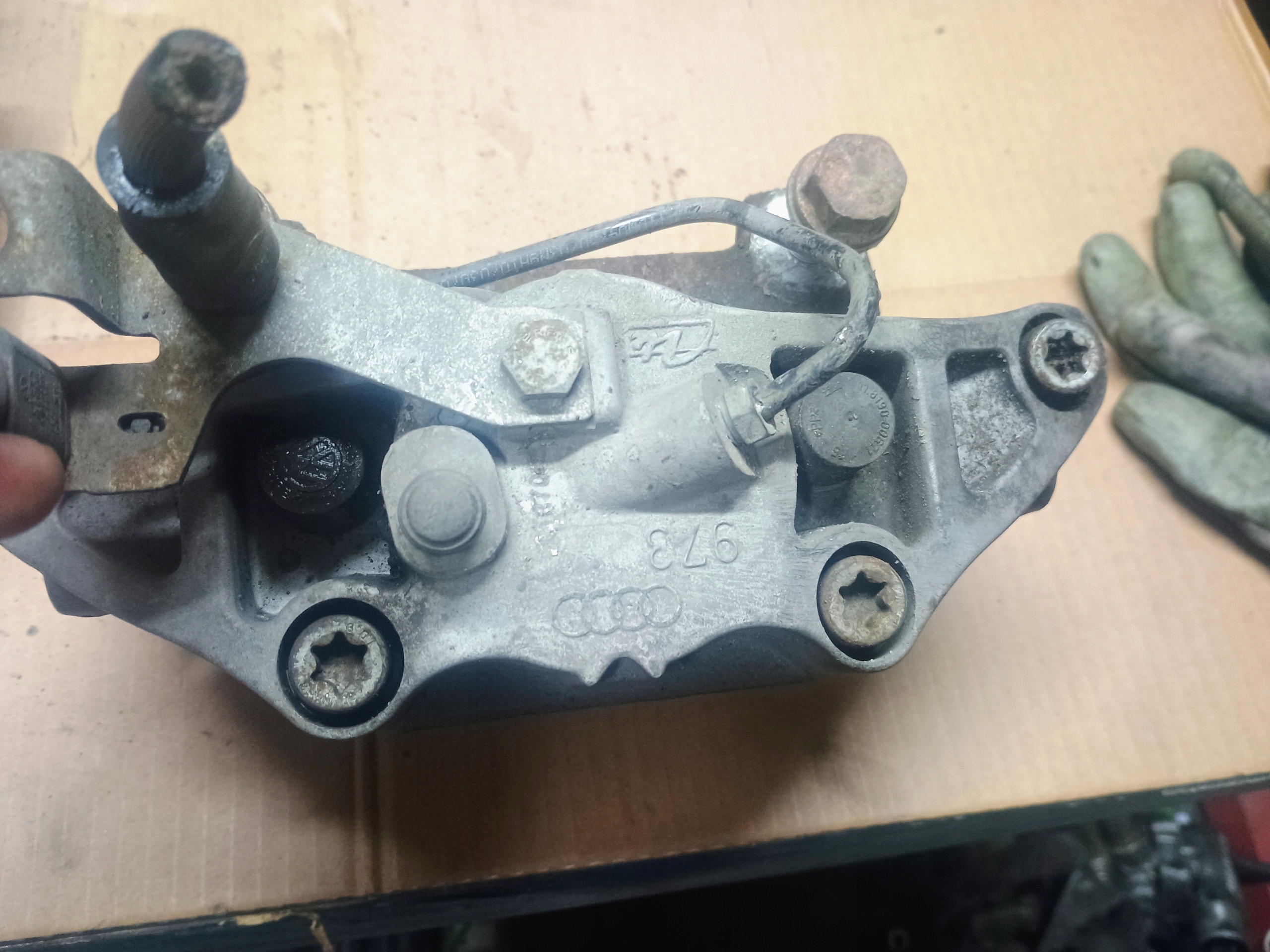 caliper brake front JARZMO right-left AUDI A6 C6 ALLROAD