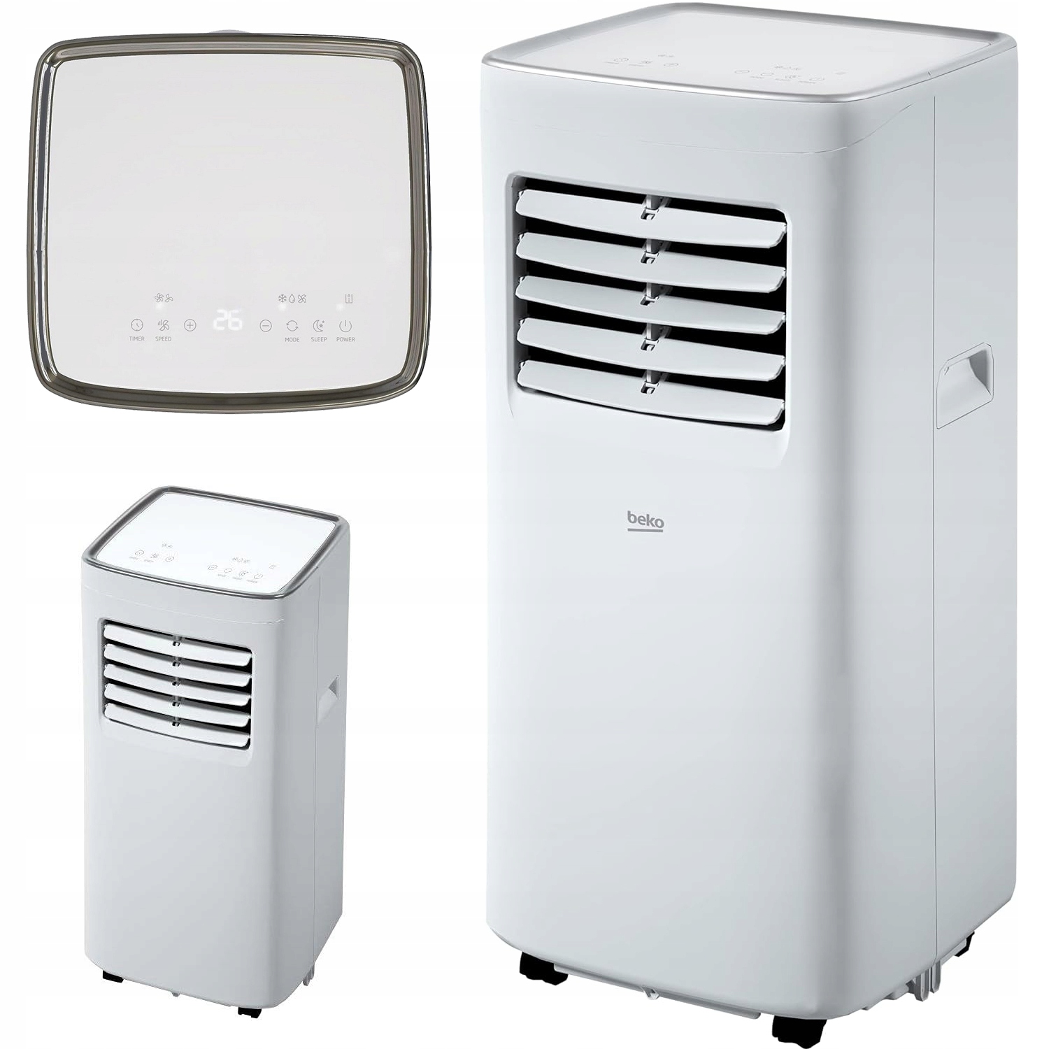 Prenosná Klimatizácia Beko BS207C 2000W Odvlhčovanie Digitálny časovač Pilot