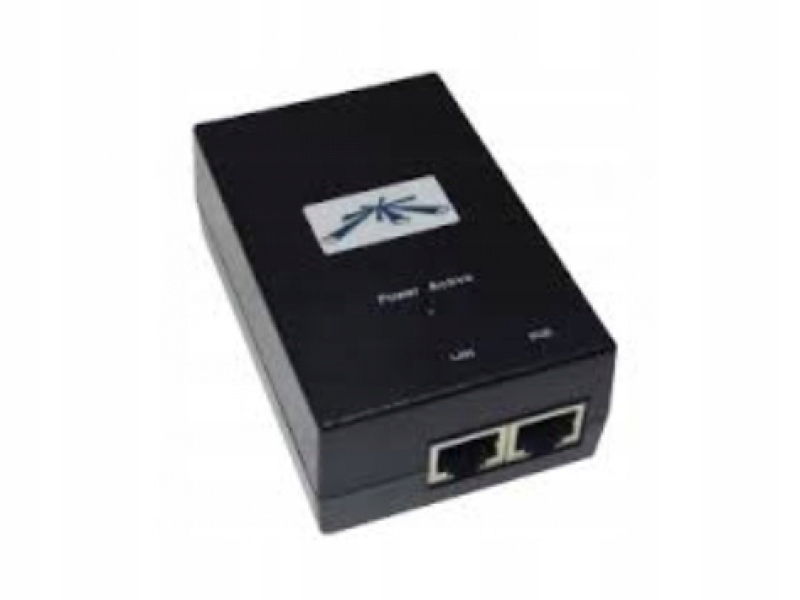 UBIQUITI Zasilacz 48V, 24W, PoE, Gigabit — 11