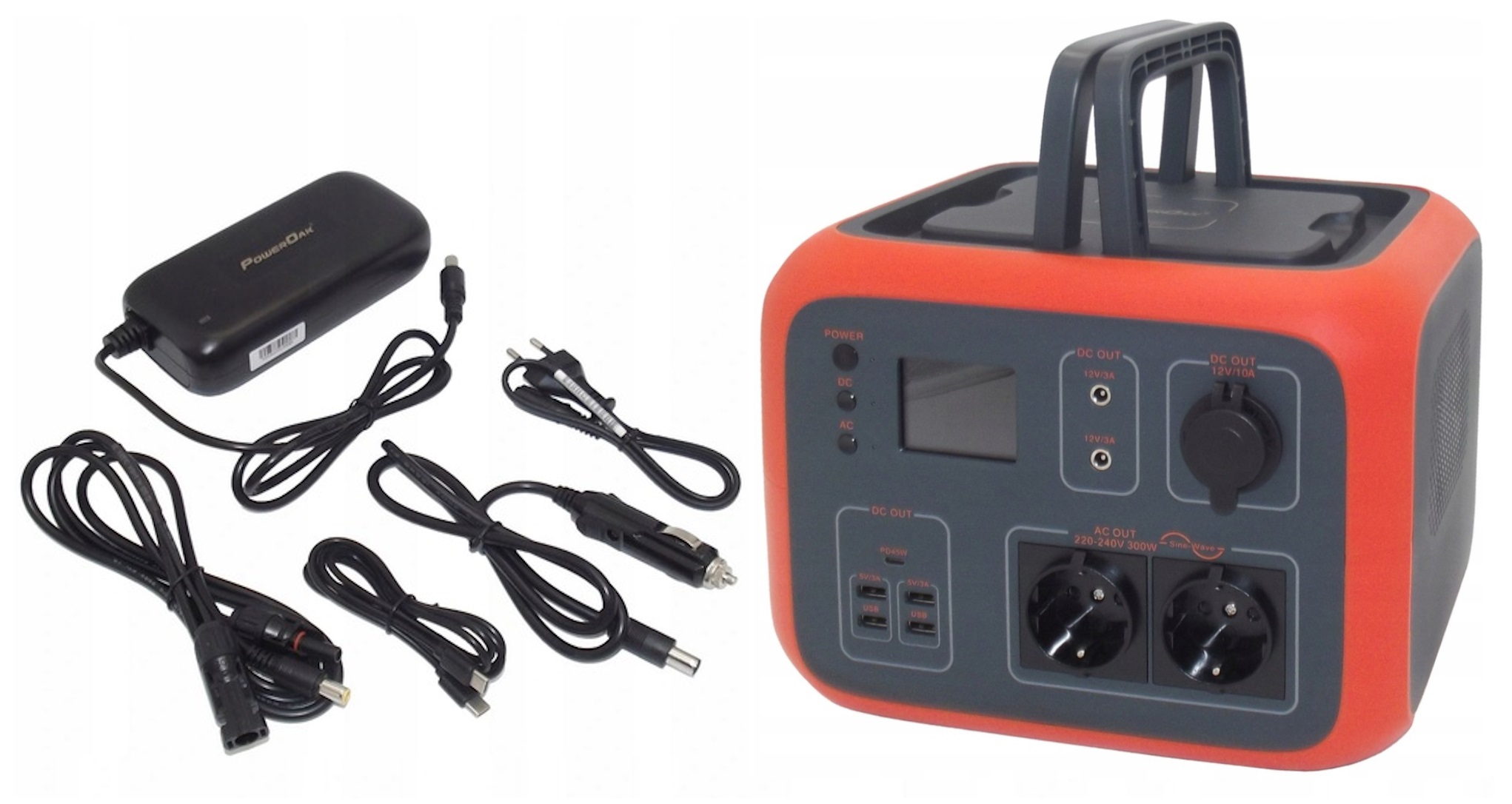 Generator Solarny Poweroak AC50 500Wh 220-240V Eu Stacja Zasilania