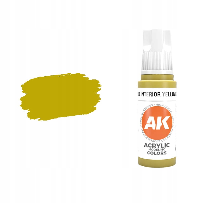 AK INTERACTIVE 11138 Farba Interior Yellow Green