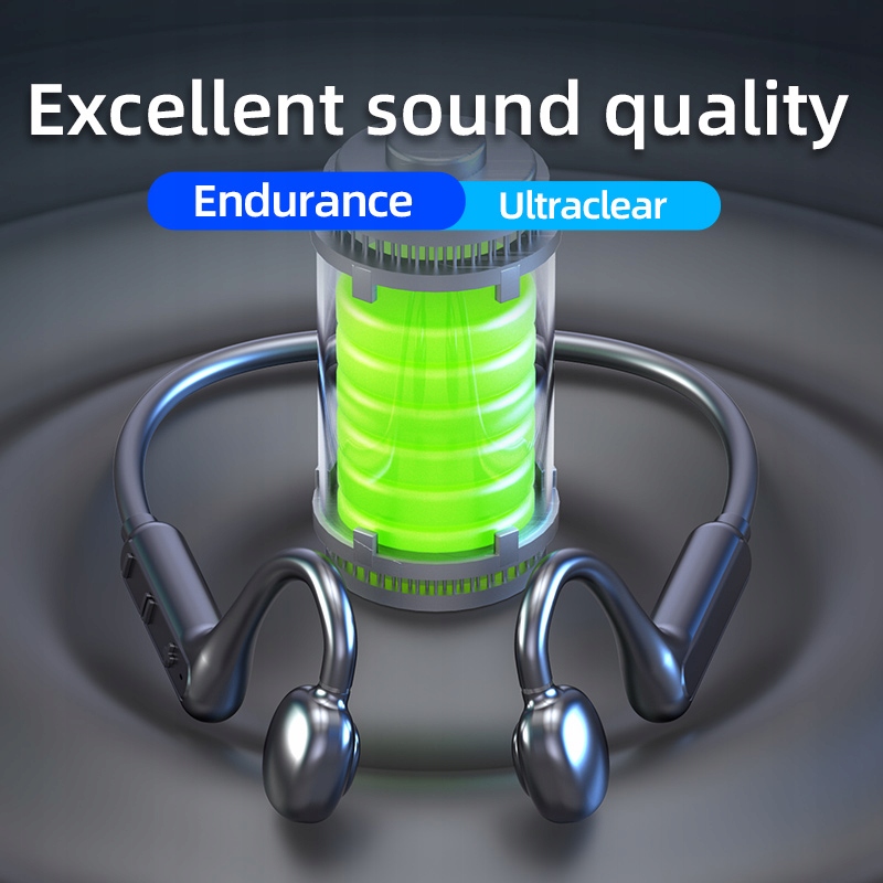 SŁUCHAWKI BEZPRZEWODOWE ZAUSZNE DO BIEGANIA i ROWER Stan opakowania oryginalne