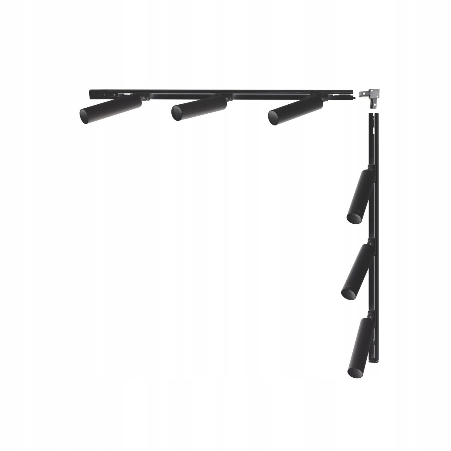 Sada koľajníc L čierna 1x1 m 1-fázová 3577 Zuma Line