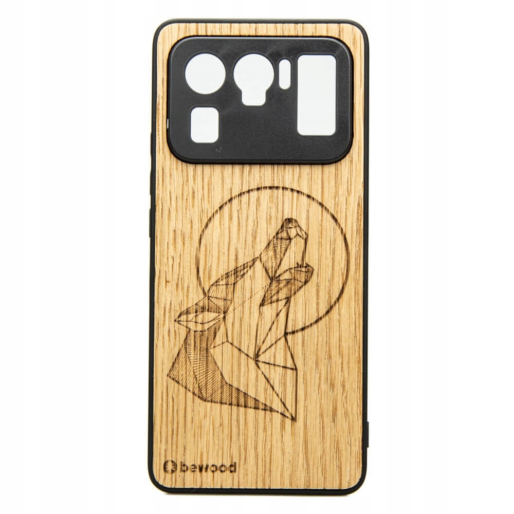 Drewniane Etui Xiaomi Mi 11 Ultra Wilk Dąb