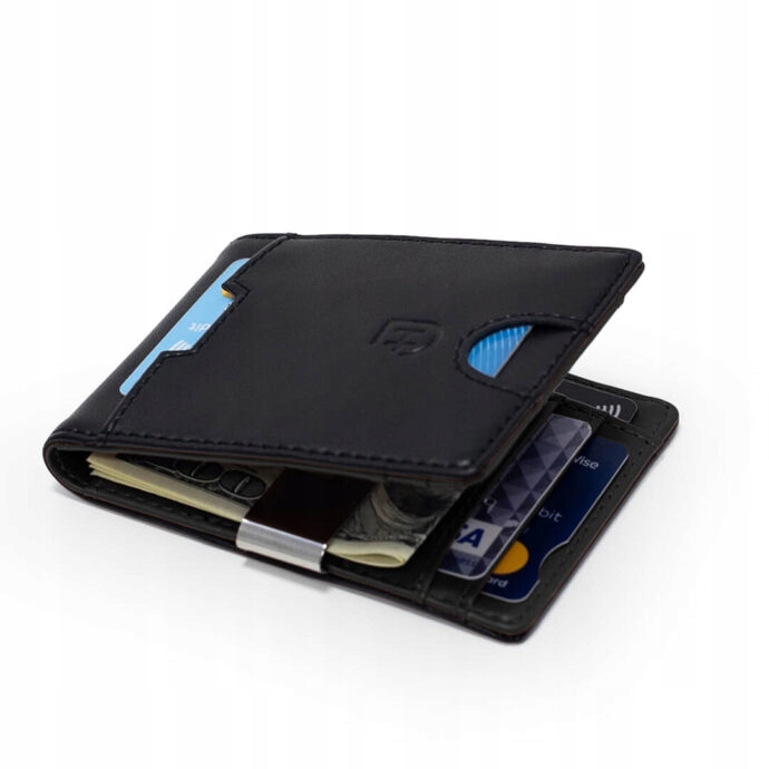 James Hawk Smart Wallet Black Černá pánská peněženka