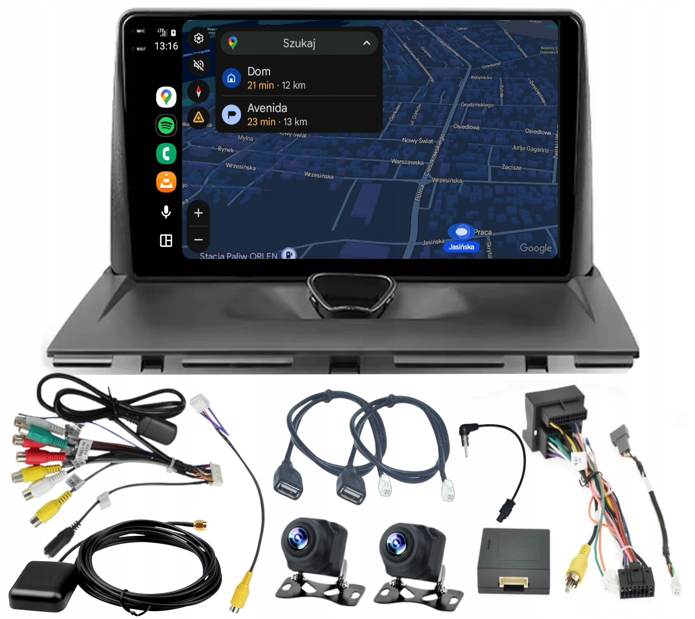 Autorádio S Navigáciou Android Pre Fiat Scudo 2006-2017, 6GB Ram, 128GB Pamäť, Sim Karta