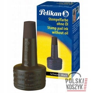 Tusz do stempli 28 ml czarny PELIKAN