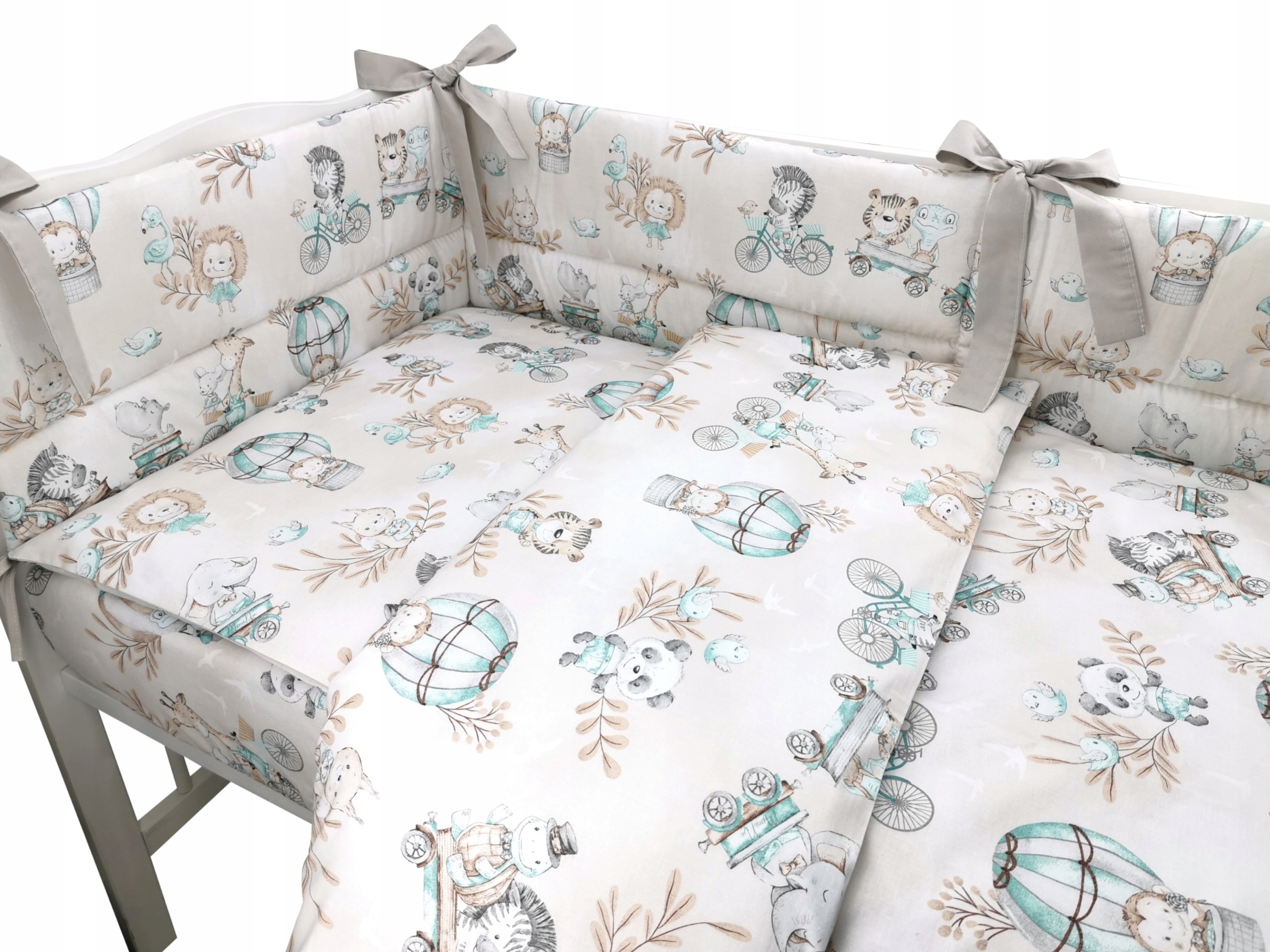 

Ochraniacz do łóżeczka 30x180 cm. Zoo Nugat