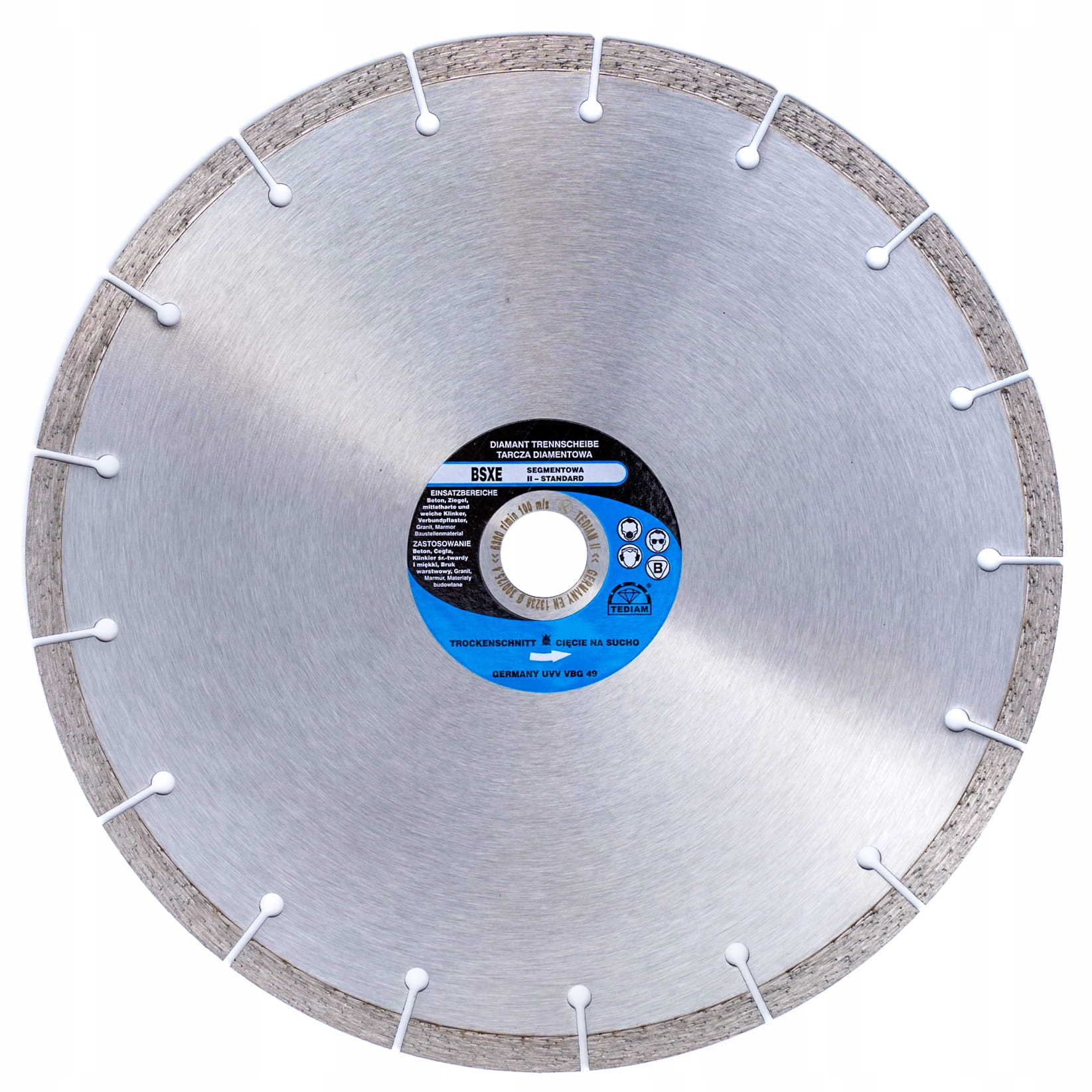 Diamantový kotouč 300X25,4 Tediam Bsxe pro betonu a