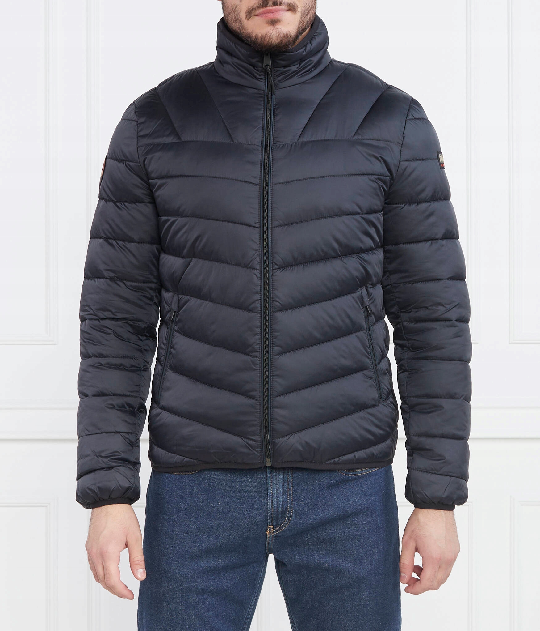 Pánská černá bunda Napapijri Aerons S 3, modrá, velikost S