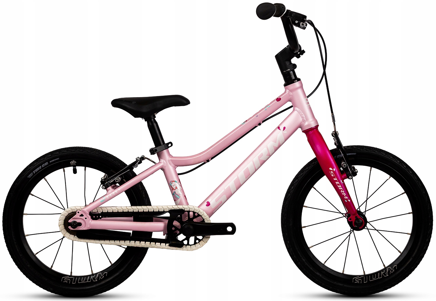 Rower 16 Storm Polly Lekki ok. 6,6 kg Light różowy