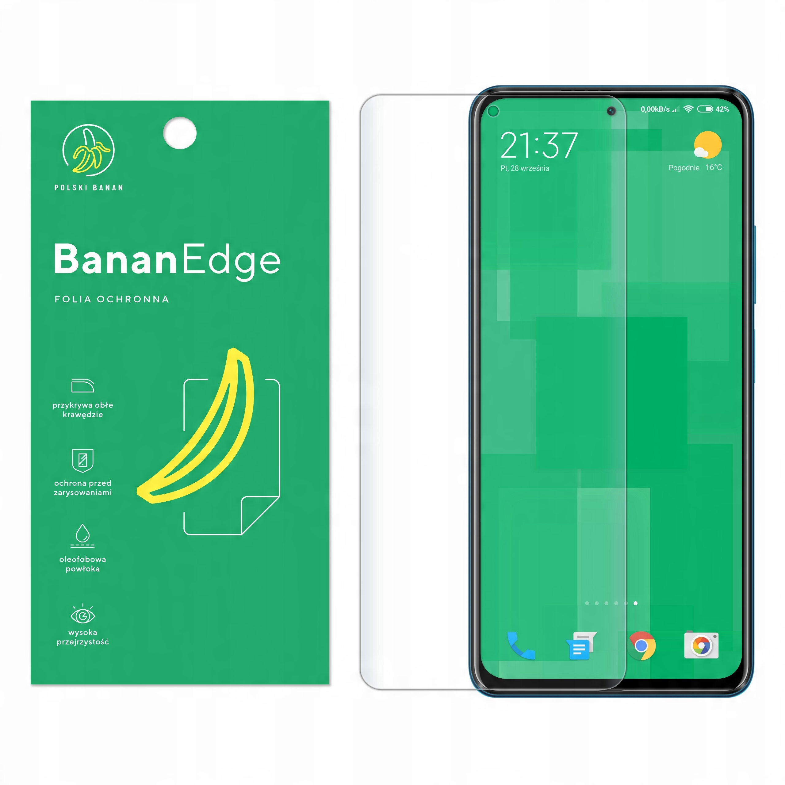 

Folia Ochronna Polski Banan do Xiaomi Poco F3