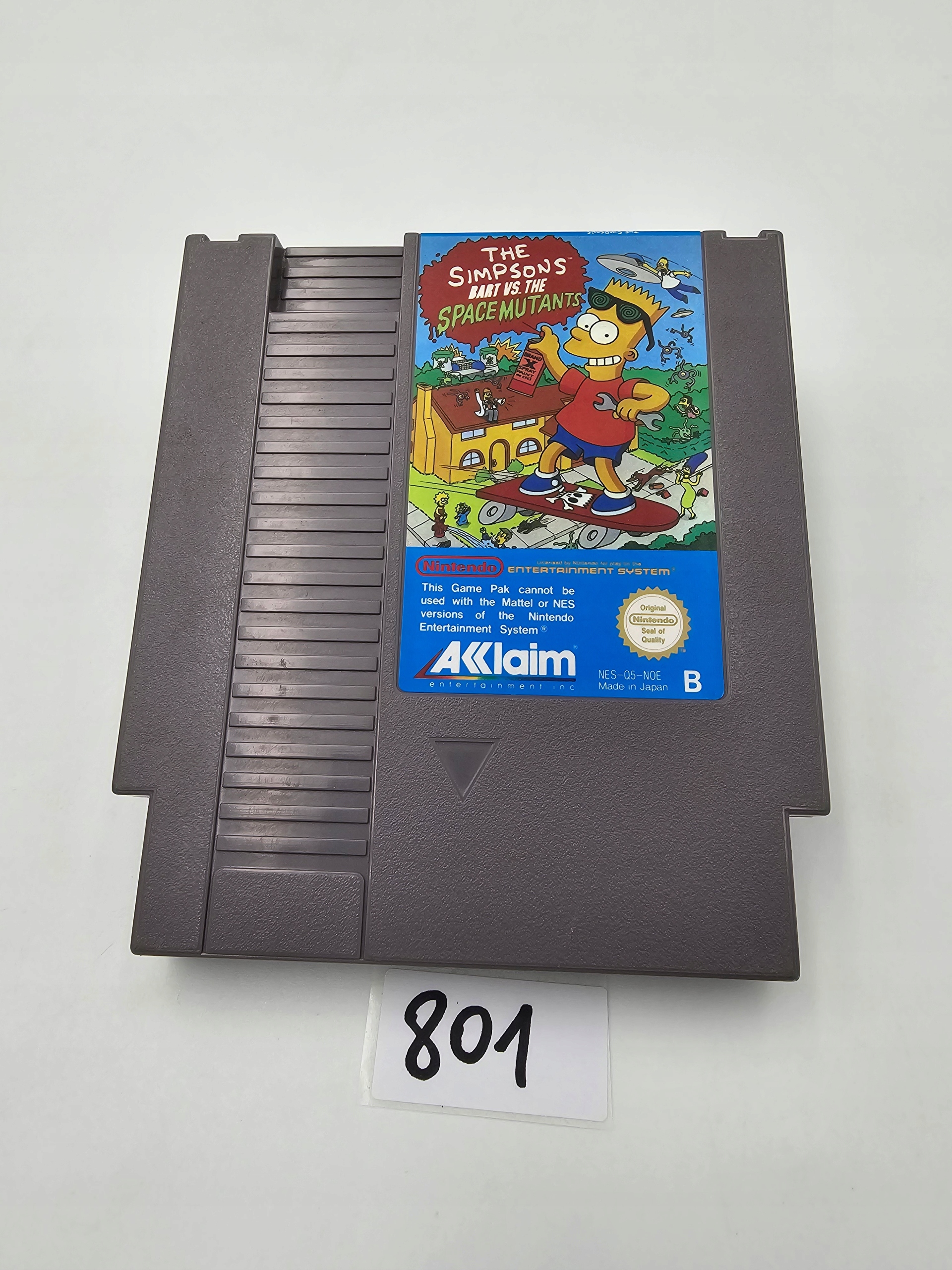 NINTENDO NES THE SIMPSONS BART VS THE SPACE MUTANT ORYGINAŁ Tematyka gry akcji
