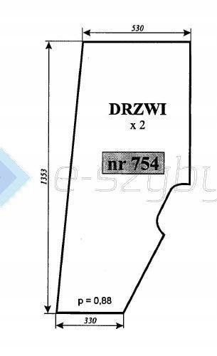 sklo Hurlimann H496 H5116 H6136 H6170 dveře