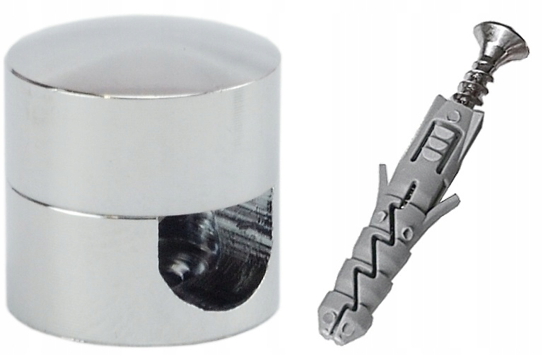 

chrom uchwyt przewodu kabel w oplocie do 9mm loft