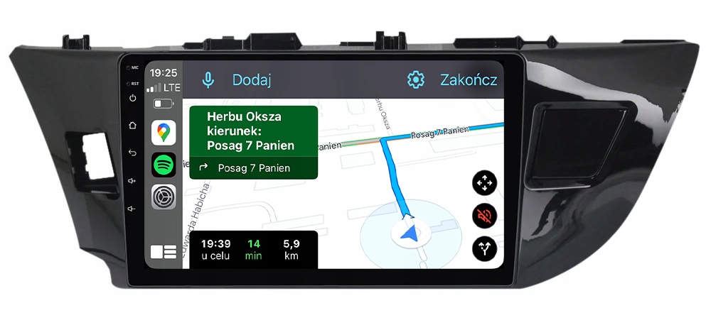 TOYOTA CAMRY 2017-2020 NAJNOVŠIE ANDROID CARPLAY RÁDIO NAVIGÁCIA