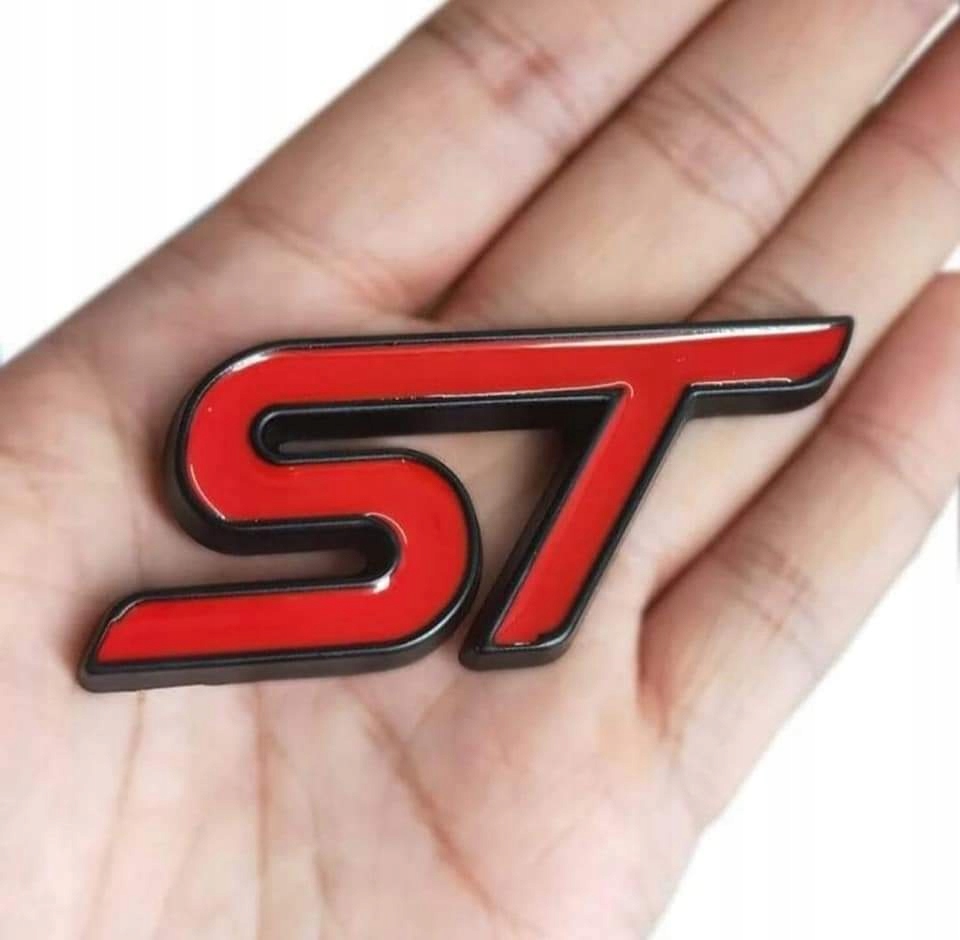

Ford St Emblemat czerwony logo znaczek naklejka