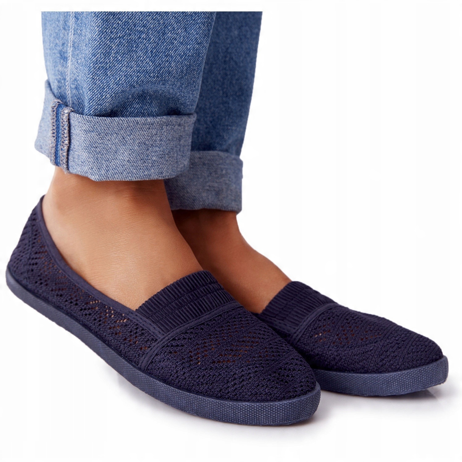 

Ażurowe Wsuwane Tenisówki Slip-On Chillout r.38