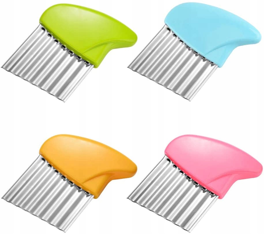 ZESTAW NOŻY NOŻYK KRAJACZ KARBOWANY DO FRYTEK 2szt Marka Karwil