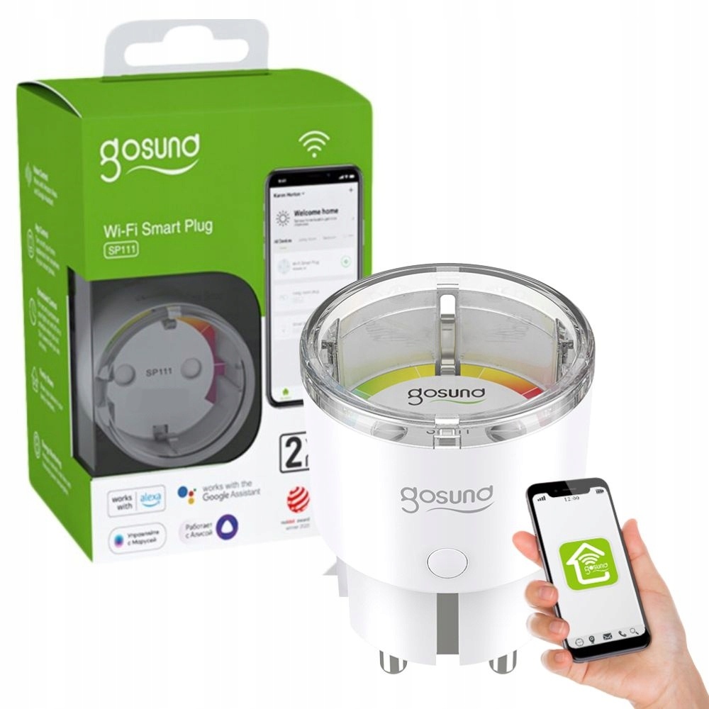 

Gniazdko Smart Gosund SP111 Tuya 16A 3680W WiFi
