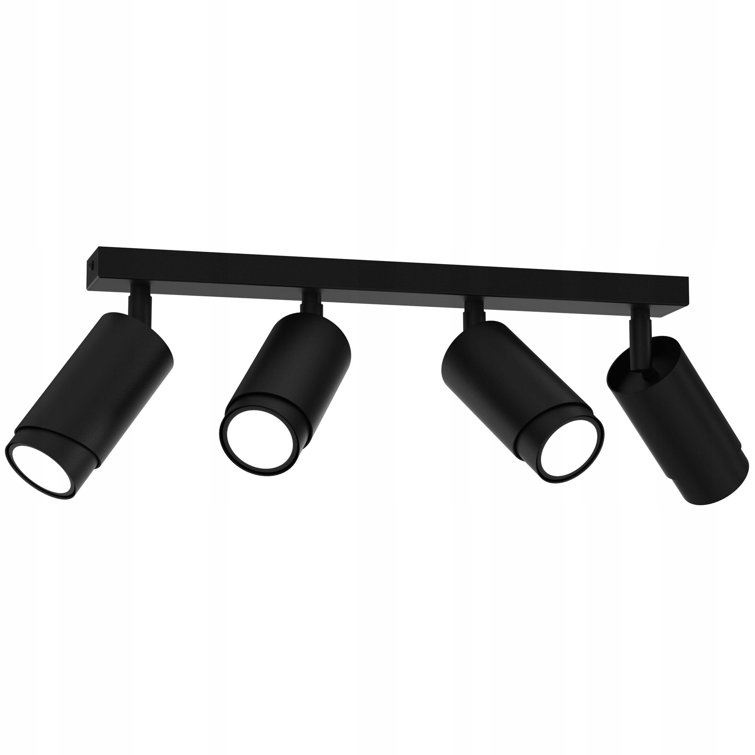 Stropní Svítidlo Stropní Svítidlo Trubice Kov GU10 Loft Spot Černá Sopel