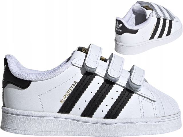 

Buty Dziecięce Adidas Superstar Skórzane Na Rzepy