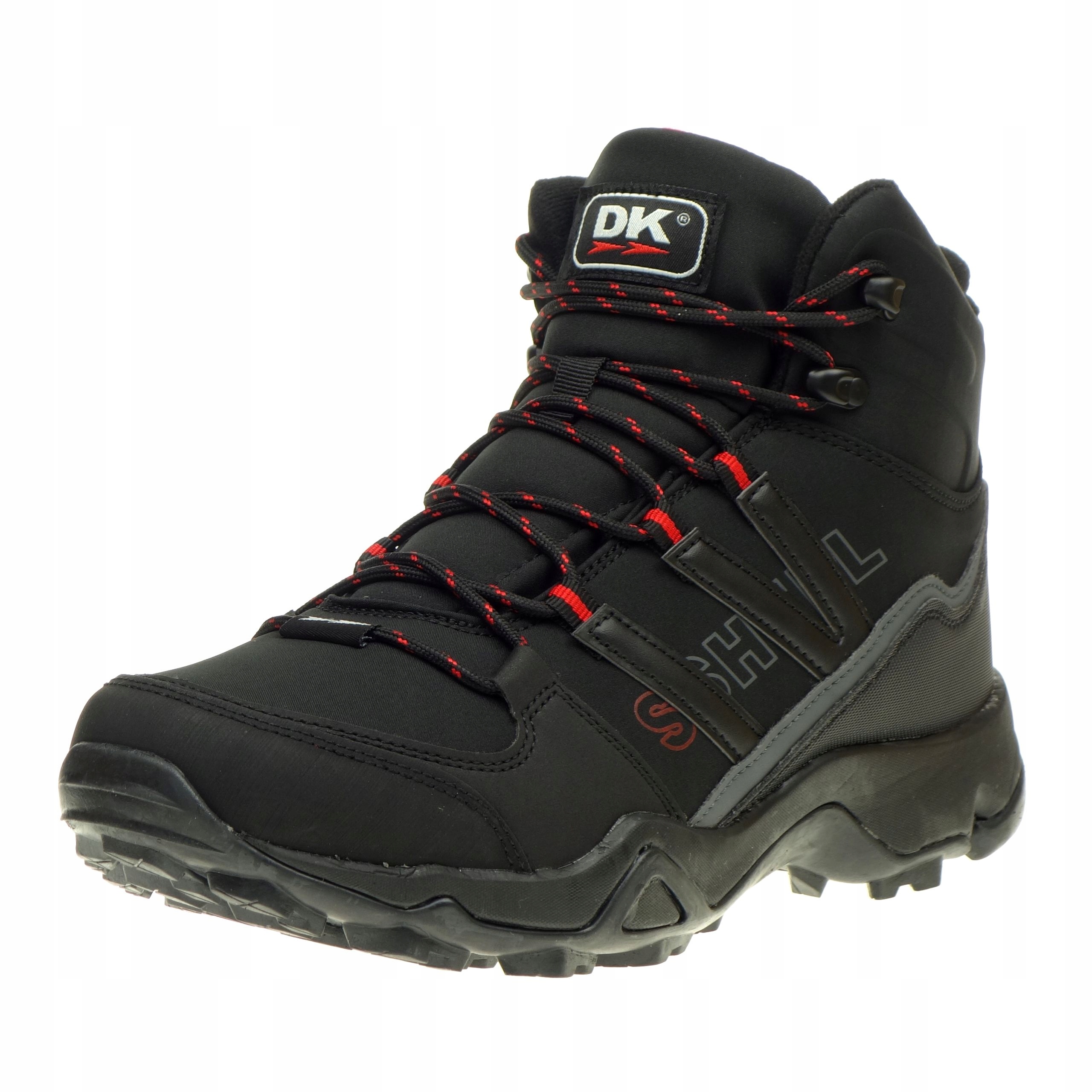 Pánské trekové boty Dk Spirit High SoftShell Outdoor VB17431 Blk/Red 45
