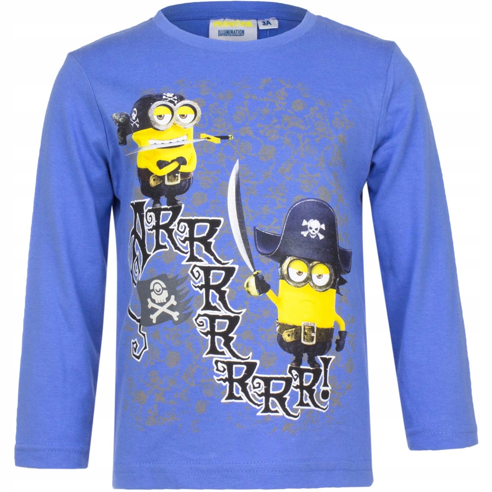

Bluzka Minionki roz.98 Długi Rękaw Bawełna 3+