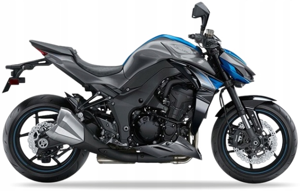 Samolepky Na Motocykl Juula Pro Kawasaki Z Roku 1000 2018 Šedá Modrá