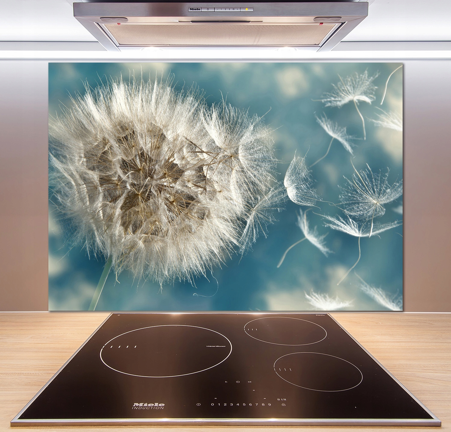 

Panel między meble w kuchni Dmuchawce 100x70 +klej