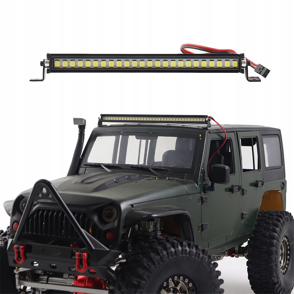 Metalowy dach samochodowy RC 36 diod LED dla B Kolor pomarańczowy